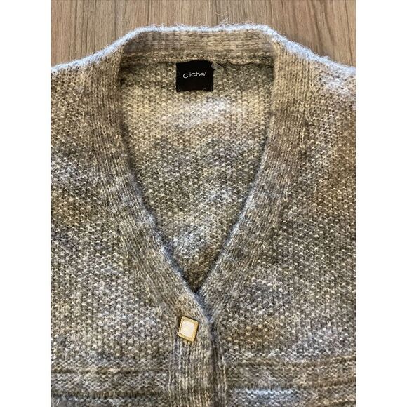 Cliche Women's Ombre Cropped Sweater Size Small - Picture 8 of 12